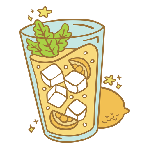 bebidas com gradiente kawaii - 11 Desenho PNG