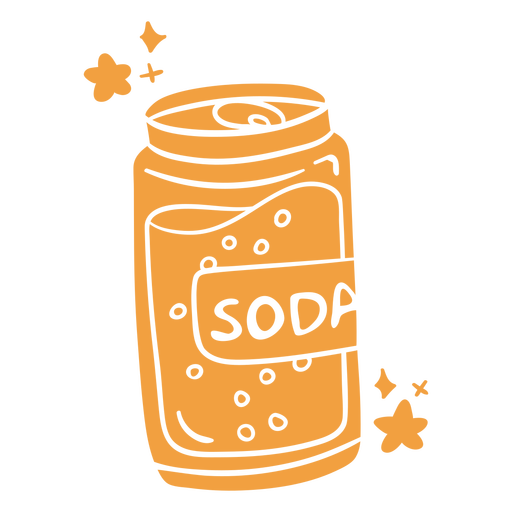 Soda can cut out PNG Design