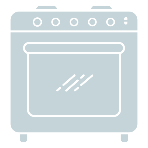 Oven cut out PNG Design
