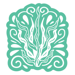 Organic abstract design PNG Design