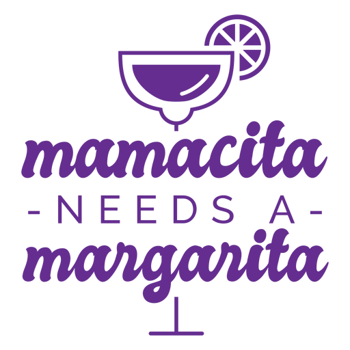 Funny margarita drink quote PNG Design
