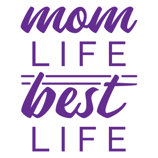Mom life quote flat