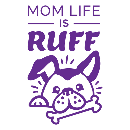 Mother quotes flat PNG Design