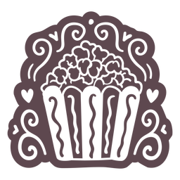 Wirbel Süßigkeiten und Bäckerei - 20 PNG-Design