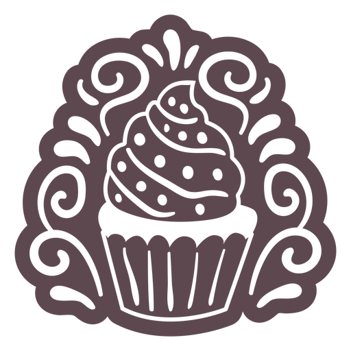 Cupcake cute sweet food PNG Design