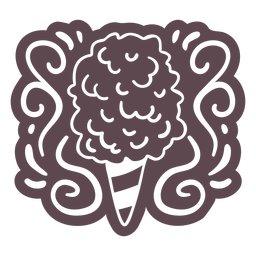 Wirbel Süßigkeiten und Bäckerei - 32 PNG-Design