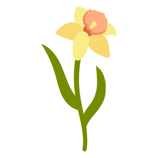 Yellow flower nature PNG Design