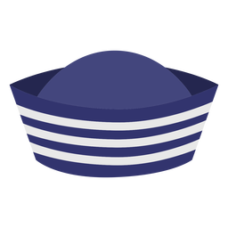 Sailor hat semi flat PNG Design