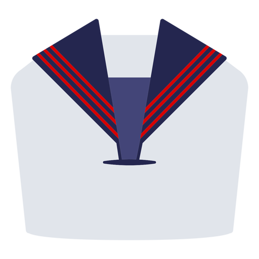 Sailor uniform flat PNG Design