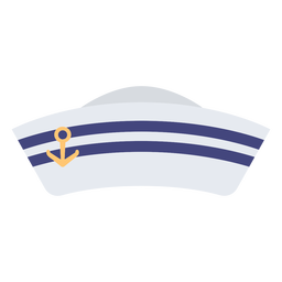 Sailor hat flat PNG Design Transparent PNG