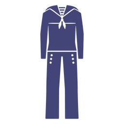 Matrosenuniform ausgeschnitten PNG-Design