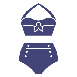 Bikini swimsuit cut out PNG Design Transparent PNG