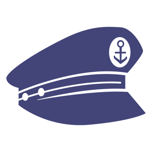Marine hat cut out PNG Design
