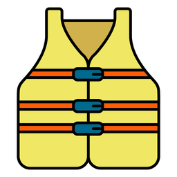 Yellow Lifeguard Vest PNG & SVG Design For T-Shirts