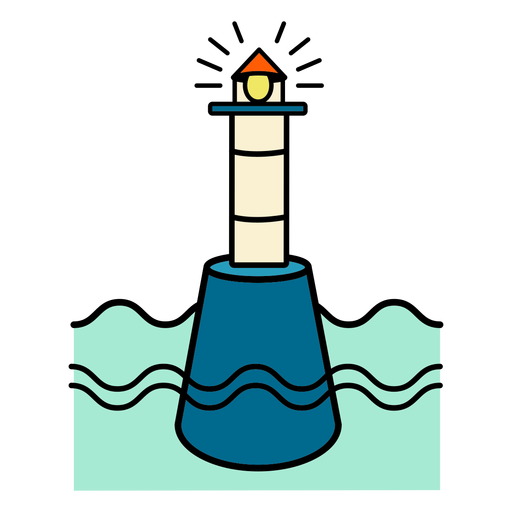 Lighthouse color stroke
