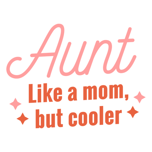 Funny aunt family badge