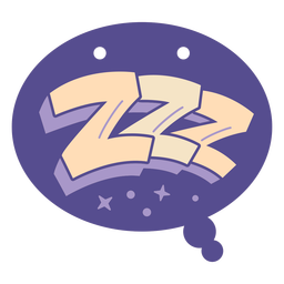Zzz Label Semi Flat PNG & SVG Design For T-Shirts