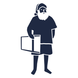 Summer santa claus cut out PNG Design