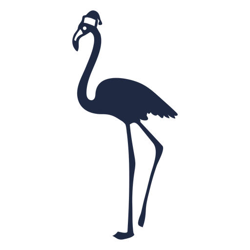 Christmas flamingo cut out PNG Design