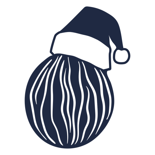 Christmas coconut cut out