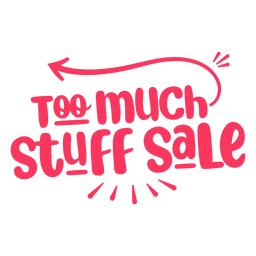 Shopping sale badge PNG Design