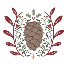 Elementos navideños alemanes Hygge - 2 Diseño PNG