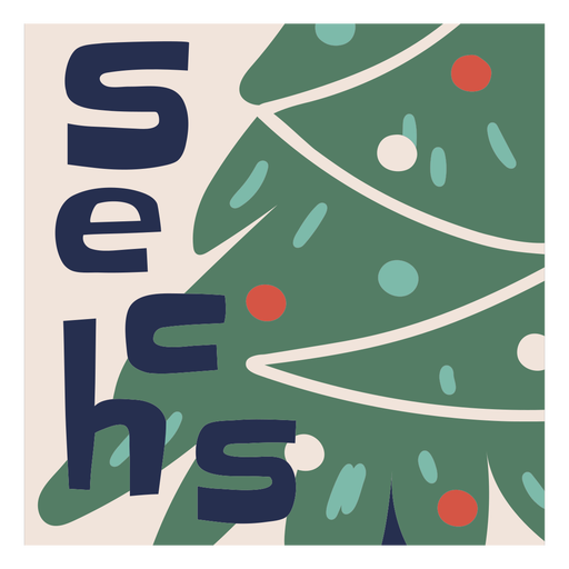 Christmas tree holiday PNG Design