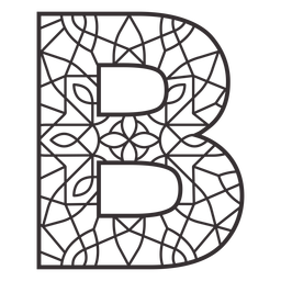 MasculineMandalasMonograms - 65 Desenho PNG