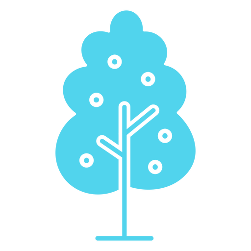 Apfelbaum-Symbol PNG-Design