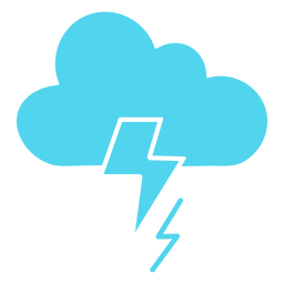 Storm cloud nature icon PNG Design