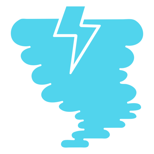 Tornado storm icon PNG Design