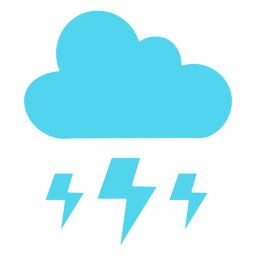 Storm cloud lightning bolts Transparent PNG