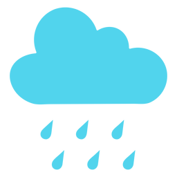 Icono de naturaleza de nube de lluvia Transparent PNG