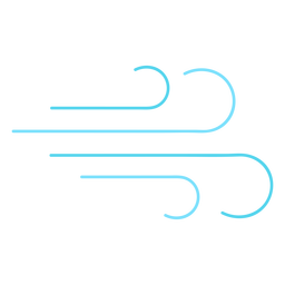 Clima que sopla viento Diseño PNG
