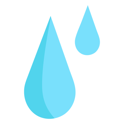 Regen lässt Wasser fallen PNG-Design