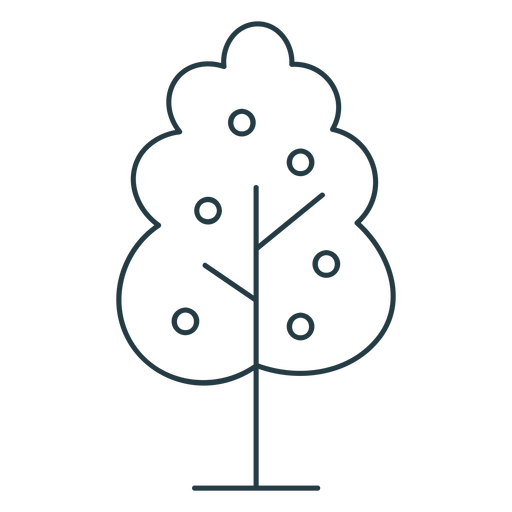 Apple tree nature icon
