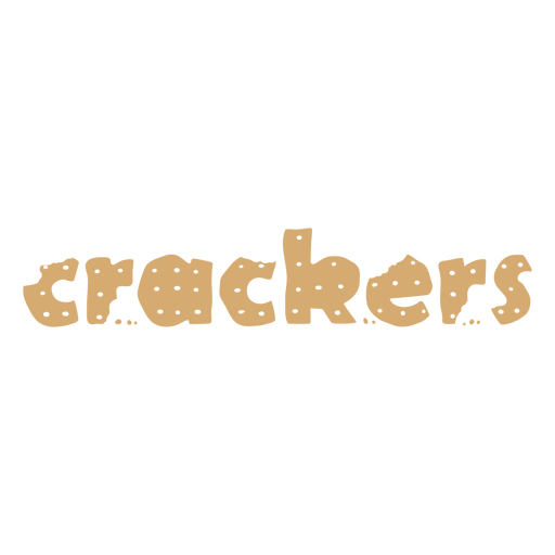 Crackers cut out PNG Design