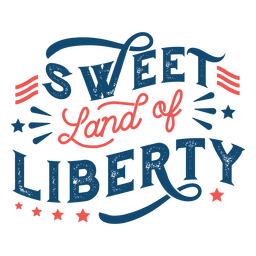 Independence day liberty badge PNG Design