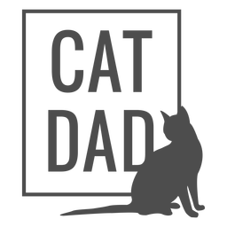 Best Dad ever silhouette - Dad - Sticker