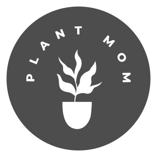 Plant mom cut out PNG Design