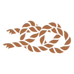 Small knot color cut out PNG Design Transparent PNG