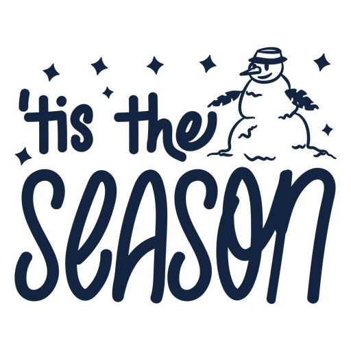 This the season filled stroke PNG Design