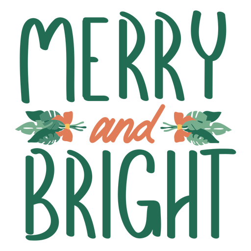 Christmas merry and bright