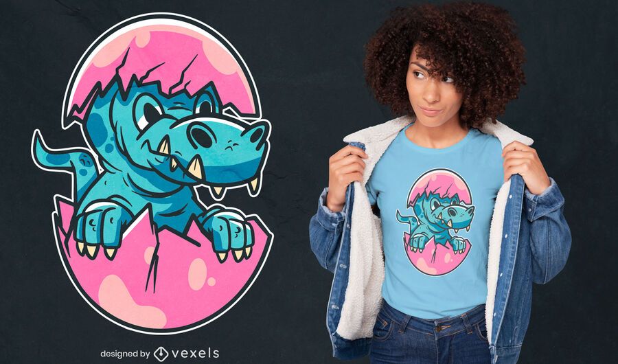 Dinosaur egg t-shirt design Dinosaur egg t-shirt design