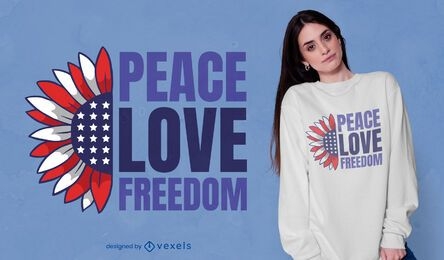 United states freedom quote t-shirt design