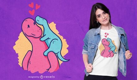 Dinosaur mom t-shirt design