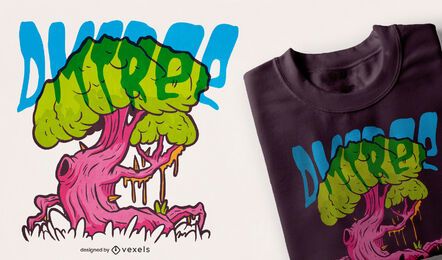 DMT tree t-shirt design