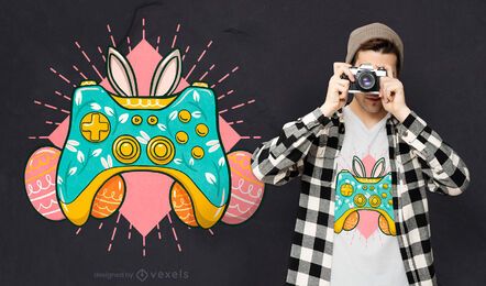 Easter joystick t-shirt design Easter joystick t-shirt design