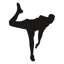 BaseballPlayers_SimplifiedSilhouette - 7 Desenho PNG
