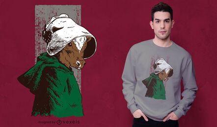 Handmaid Kuh Parodie T-Shirt Design